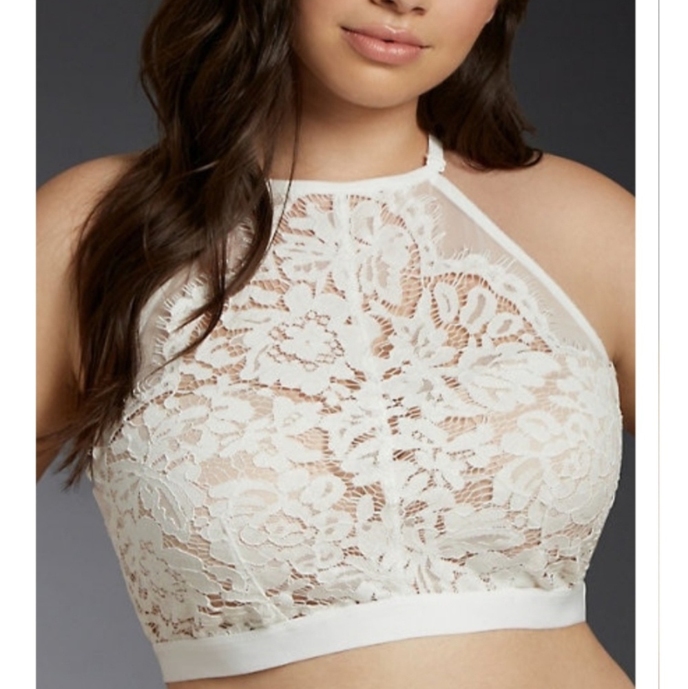 Torrid Lace Halter Bralette